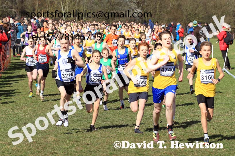 Boys Under-13s 2022 CAU Inter Counties Cross Country, Prestwold Hall, Loughborough.  Photo: David T. Hewitson/Sports for All Pics